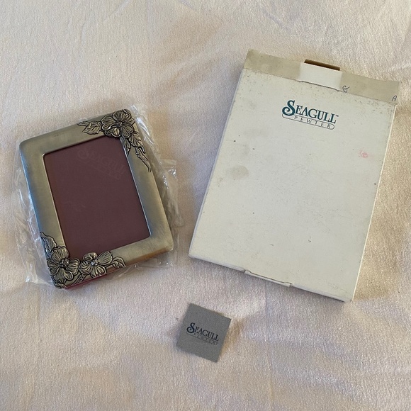 VTG Seagull Pewter Dogwood Photo Frame BNIB - Picture 15 of 16
